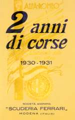 2 ANNI DI CORSE 1930-1931