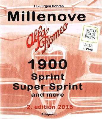 ALFA ROMEO 1900 MILLENOVE (2ND EDITION 2016)