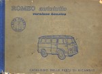 ALFA ROMEO AUTOTUTTO CATALOGO DELLE PARTI DI RICAMBIO (ORIGINALE)