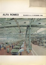 ALFA ROMEO BILANCIO AL 31 DICEMBRE 1964