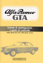 ALFA ROMEO GTA SCHEDE DI OMOLOGAZIONE E QUOTE DI CONTROLLO