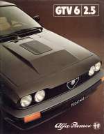 ALFA ROMEO GTV 6 2.5 BROCHURE