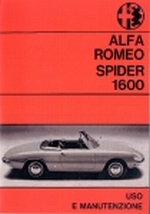 ALFA ROMEO SPIDER 1600 USO E MANUTENZIONE