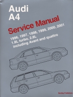 AUDI A4 SERVICE MANUAL 1996-2001