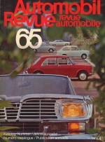 AUTOMOBIL REVUE 1965