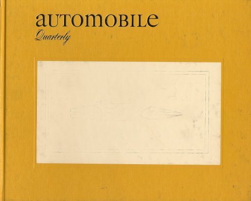 AUTOMOBILE QUARTERLY VOL. 9 NO.4