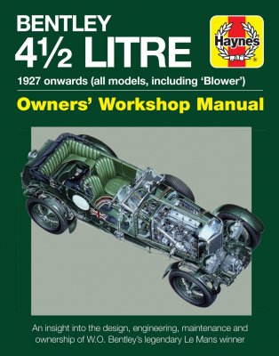 BENTLEY 4 1/2 LITRE OWNERS' WORKSHOP MANUAL