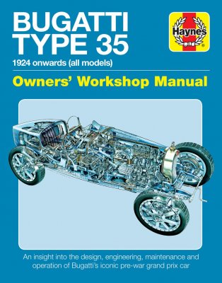 BUGATTI TYPE 35 OWNERS' WORKSHOP MANUAL