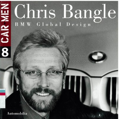 CHRIS BANGLE BMW GLOBAL DESIGN