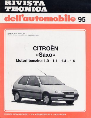 CITROEN SAXO MOTORI BENZINA 1.0 - 1.1 - 1.4 - 1.6