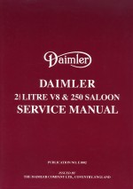 DAIMLER 2 1/2 LITRE V8 & 250 SALOON SERVICE MANUAL
