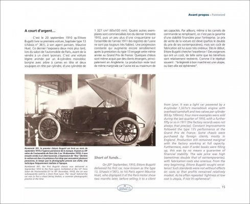 DE LA LEGENDE AU MYTHE 1921-1924 - LES PREMIERS 8 CYLINDRES BUGATTI
