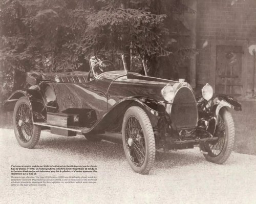 DE LA LEGENDE AU MYTHE 1921-1924 - LES PREMIERS 8 CYLINDRES BUGATTI