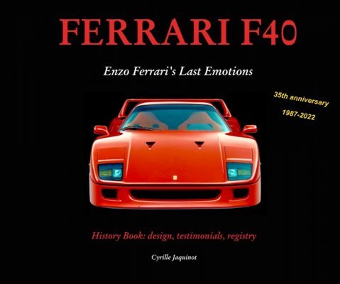 FERRARI F40 ENZO FERRARI'S LAST EMOTIONS