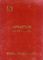 FIAT AUTOVETTURE AR 55 AR 59 - MANUALE