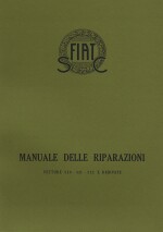 FIAT VETTURE 520 521 525 E DERIVATE MANUALE DELLE RIPARAZIONI