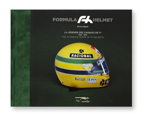 FORMULA HELMET: LA LEGENDE DES CASQUES DE F1 1969 - 1999 (SENNA COVER)