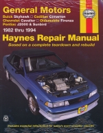 GENERAL MOTORS BUICK SKYHAWK, CADILLAC CIMARRON, CHEVROLET CAVALIER, OLDSMOBILE FIRENZA & PONTIAC J-2000 & SUNBIRD (38015)