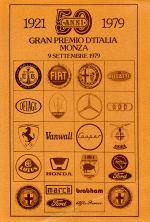 GRAN PREMIO D'ITALIA MONZA 1921-1979