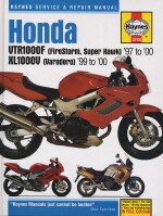 HONDA VTR1000F (FIRESTORM, SUPER HAWK) '97 TO '00 XL1000V (VARADERO) '99 TO '00 (3744)