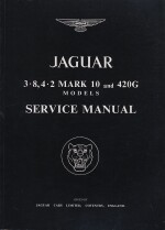 JAGUAR 3.8, 4.2 MARK 10 AND 420G MODELS