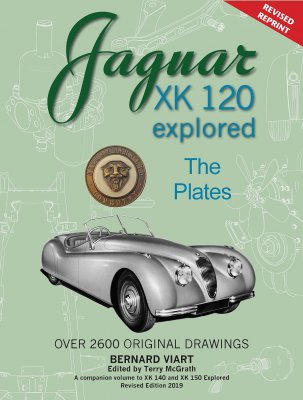JAGUAR XK 120 EXPLORED THE PLATES (REVISED EDITION 2019)