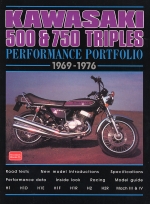 KAWASAKI 500 & 750 TRIPLES 1969-1976