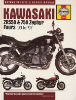 KAWASAKI ZR550 & 750 ZEPHYR FOURS '90 TO'97  (3382)