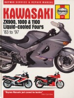 KAWASAKI ZX900, 1000 & 1100  LIQUID-COOLED FOURS '83 TO '97 (1681)