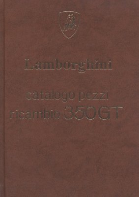 LAMBORGHINI CATALOGO PEZZI RICAMBIO 350 GT