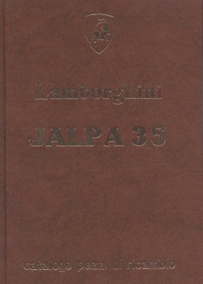 LAMBORGHINI JALPA 3,5 CATALOGO PEZZI RICAMBIO