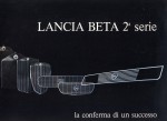 LANCIA BETA 2A SERIE LA CONFERMA DI UN SUCCESSO (BROCHURE)