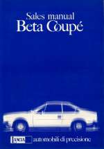 LANCIA BETA COUPE' SALES MANUAL