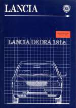 LANCIA DEDRA 1.8 I.E. CARTELLA STAMPA