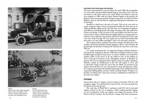 LANCIA'S FIRST V ENGINES - A TECHNICAL INVESTIGATIONS: 1914-1922