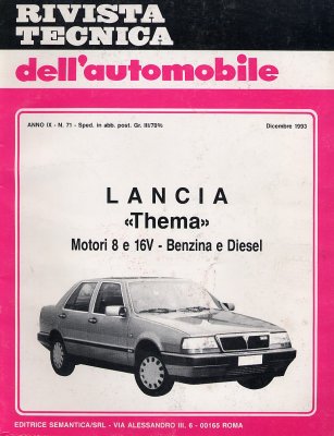 LANCIA THEMA MOTORI 8 E 16V - BENZINA E DIESEL