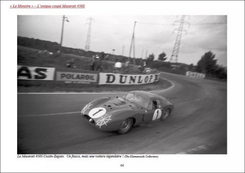 LE MONSTRE: L'UNIQUE COUPE MASERATI 450S