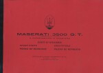 MASERATI 3500 G.T. A CARBURATORI E INIEZIONE