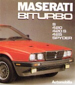 MASERATI BITURBO S 420 420S 425 SPIDER