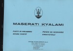 MASERATI KYALAMI PARTI DI RICAMBIO