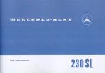 MERCEDES BENZ 230 SL USO E MANUTENZIONE