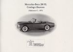 MERCEDES BENZ 280 SL CATALOGO ILLUSTRATO