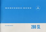 MERCEDES BENZ 280 SL USO E MANUTENZIONE