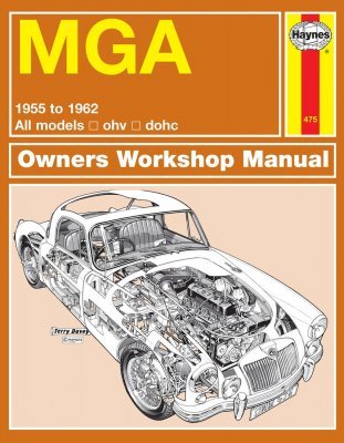 MGA 1955 TO 1962 ALL MODELS OHV, DOHC