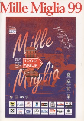 MILLE MIGLIA 1999 PROGRAMMA