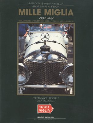 MILLE MIGLIA CATALOGO UFFICIALE 1991