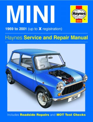 MINI 1969 TO 2001 (UP TO X REGISTRATION)