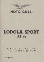 MOTO GUZZI LODOLA SPORT 175 CC. USO MAN.