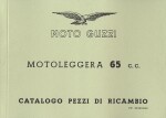MOTO GUZZI MOTOLEGGERA 65 C.C. CATALOGO RICAMBI