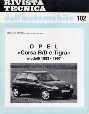 OPEL CORSA B/D E TIGRA MODELLI 1993 - 1997